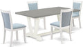 East West Furniture V097MZ015-5 5 Piece Kitchen Table Set by EastWestFurniture