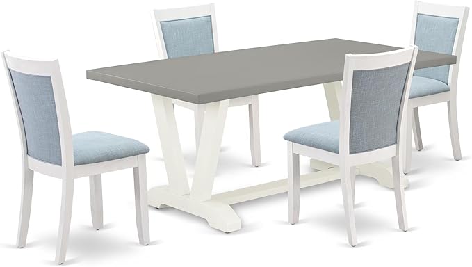 East West Furniture V097MZ015-5 5 Piece Kitchen Table Set by EastWestFurniture