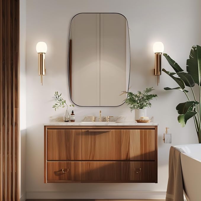 ANDY STAR Oval Mirrors for Bathroom, 20x30 Bronze Bathroom Vanity Mirror - Image 4