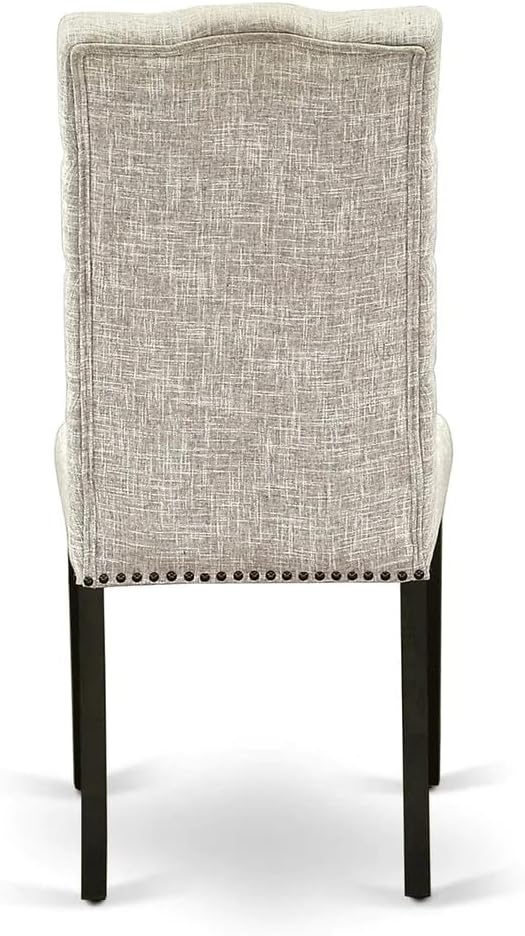 East West Furniture X627EL635-6 6 Piece Dining Table Set Contains a Rectangle - Image 12
