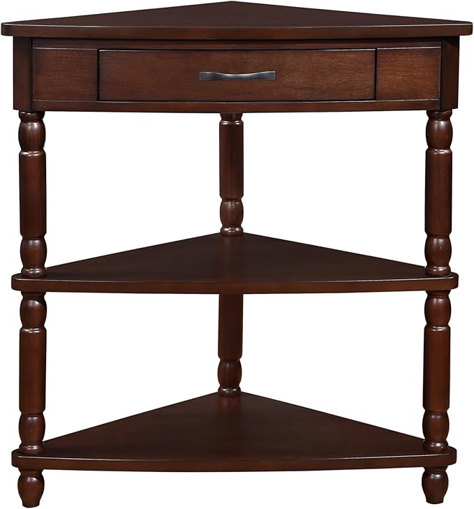 GDFStudio Trmxmbi 3 Tier Corner Console Table - Image 4
