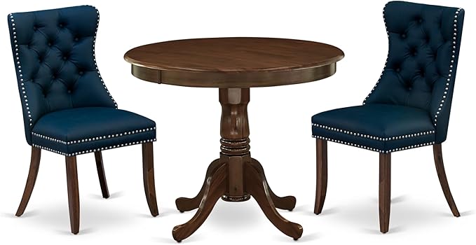 East West Furniture ANDA3-AWA-29 3 Piece Kitchen Table & Chairs Set Includes a by EastWestFurniture