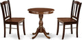 East West Furniture ESDL3-MAH-W 3 Piece Dinette Set by EastWestFurniture