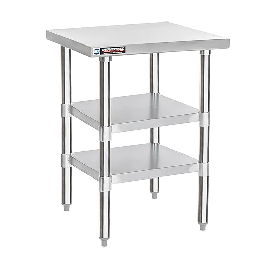 DuraSteel Food Prep Stainless Steel Table by DuraSteel