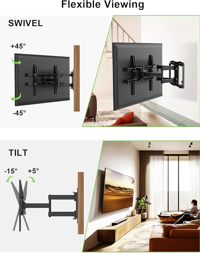 USX MOUNT Full Motion TV Wall Mount - Image 4