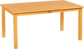 ECR4Kids 30in x 48in Rectangular Hardwood Table by ECR4Kids