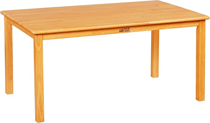 ECR4Kids 30in x 48in Rectangular Hardwood Table by ECR4Kids