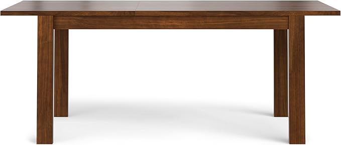 SIMPLIHOME Wilson Extendable Dining Table, Solid Wood Walnut Veneer, 60-76 x 36 - Image 7