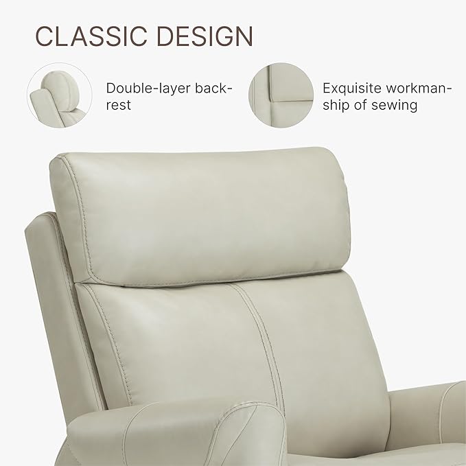 Leather Recliner Chair for Adults Wall Hugger RV Recliner - Image 6