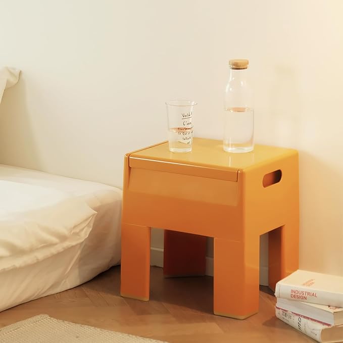 Nightstand Bedside with Storage Space, Dorm and Small Spaces, Easy Assembly - Image 8
