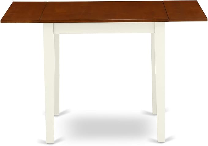 East West Furniture NDAV5-WHI-W 5 Piece Kitchen Table & Chairs Set Includes a - Image 5