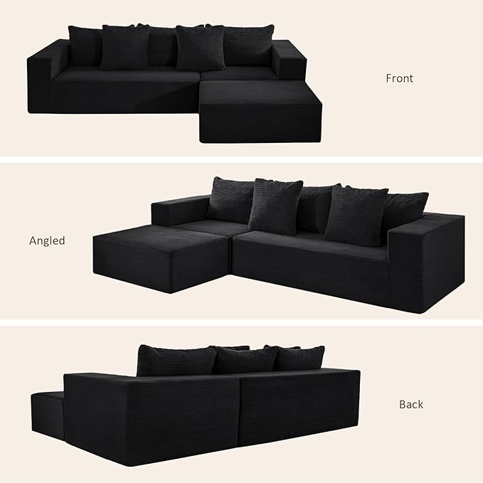 INGEROOM 108" Cloud Sectional Couch - Image 7