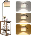SUNMORY Floor Lamp with Table, End Table by SUNMORY