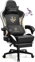 GTPLAYER Gaming Chair with Bluetooth Speakers and Footrest, Dragon Series Video by GtracingDirect