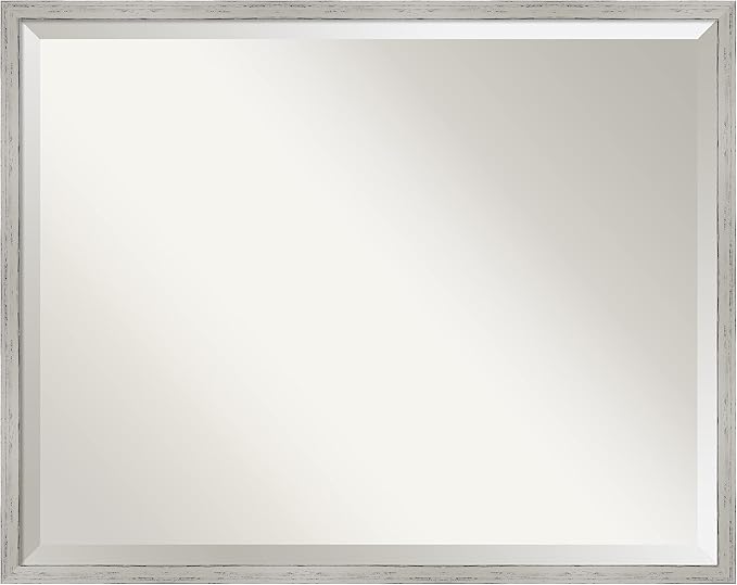 Amanti Art White Bathroom Mirror by AmantiArt
