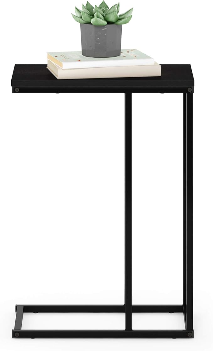 Furinno Camnus Modern Living C Shaped Sofa Side Table, 9.8 in x 17.9 in x 25 in - Image 4