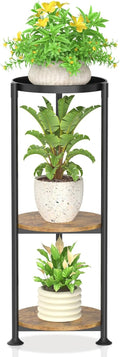 KMOTASUO 3 Tier Black Plant Stand Indoor by KMOTASUO