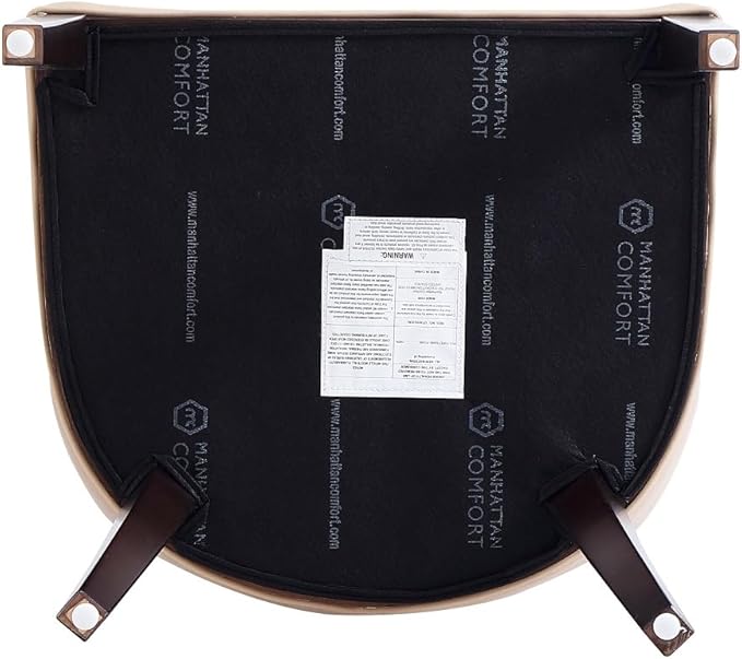 Manhattan Comfort Grand Faux Leather Dining Chair - Image 11