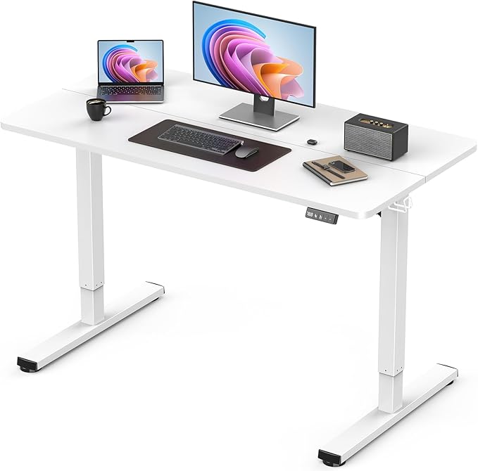 Standing Desk, Small Height Adjustable Electric Stand up Desk by XyndyxErgonomicDesign