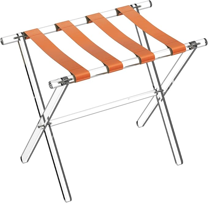 Sumerflos Acrylic Luggage Rack for Guest Room by Sumerflos