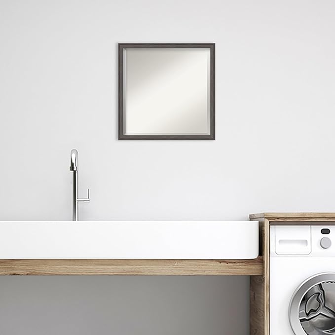 Amanti Art Silver Bathroom Mirror - Image 5