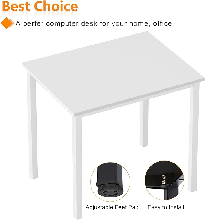 Need Small Computer Desk for Home&Office- 31.5'' Length Small Writing Desk - Image 5