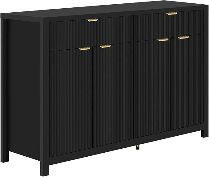 Merax Modern Wave-Pattern Sideboard Cabinet - Image 5