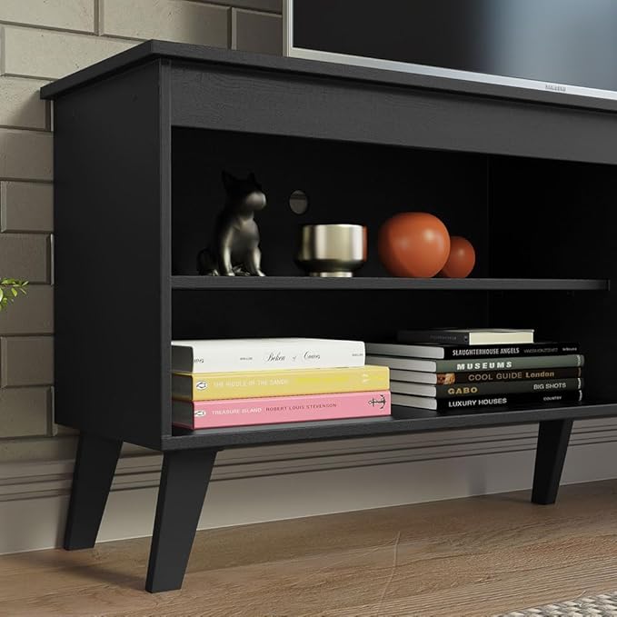 Madesa TV Stand Unit with 4 Shelves and Cable Management - Image 5