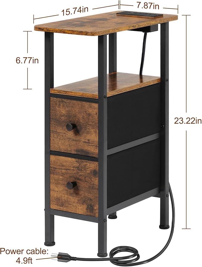Narrow End Table Living Room - Image 3