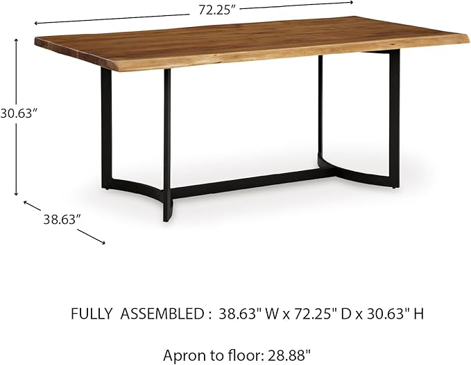 Signature Design by Ashley Fortmaine Contemporary Dining Table - Image 3
