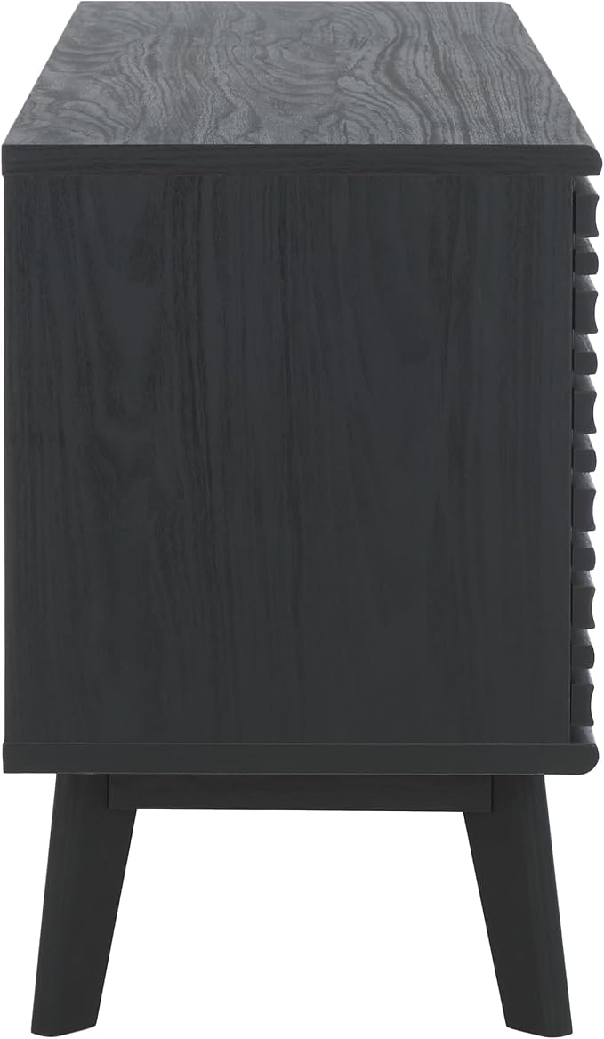 SAFAVIEH ESMA TV Stand for up to 60" Flatscreen – Black, Low Sideboard - Image 8