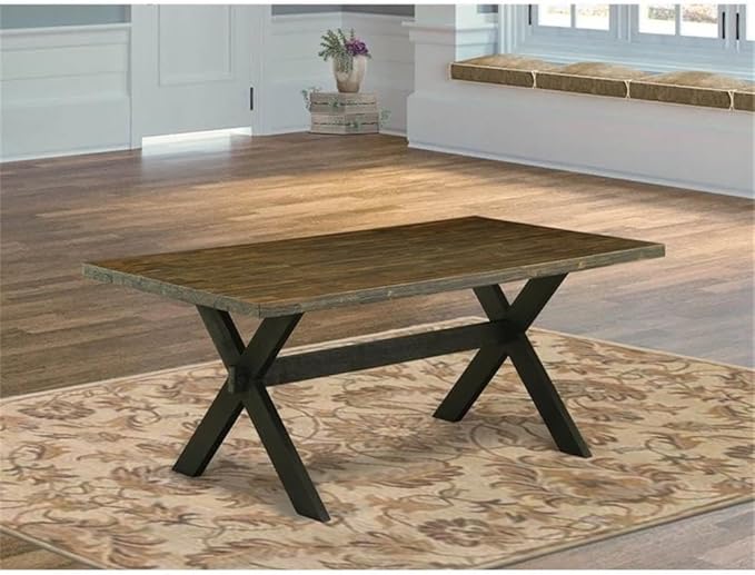 East West Furniture XT677 X-Style Kitchen Dining Table - Image 2