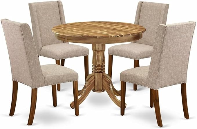 East West Furniture ANFL5-ANA-04 5 Piece Kitchen Table Set by EastWestFurniture