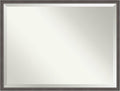 Amanti Art Silver Bathroom Mirror by AmantiArt