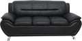 Container Furniture Direct Michael Sofa and Chair Set Black by ContainerDirect