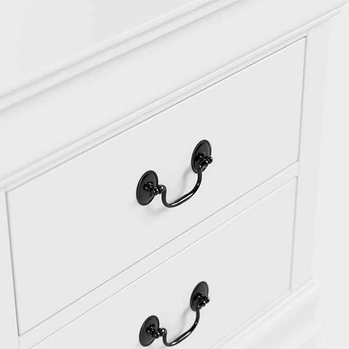 Furniture of America Arabella Traditional Solid Wood Nightstands Set of 2 - Image 9