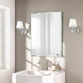 KOHROS Bathroom Mirror 20” x 28" Frameless Rectangle Bathroom Vanity Mirror by KOHROS