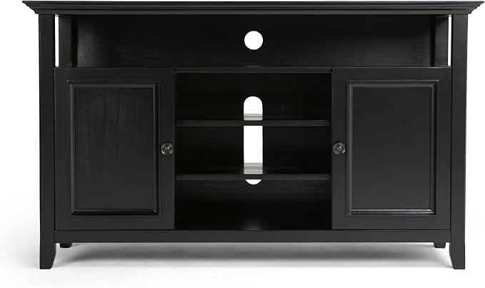 SIMPLIHOME Amherst Solid Wood Universal TV Media Stand, 54 Inch Wide, - Image 5