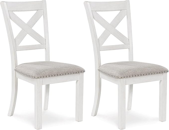Signature Design by Ashley Robbinsdale Casual Upholstered Solid Wood Dining by SignatureDesignbyAshley