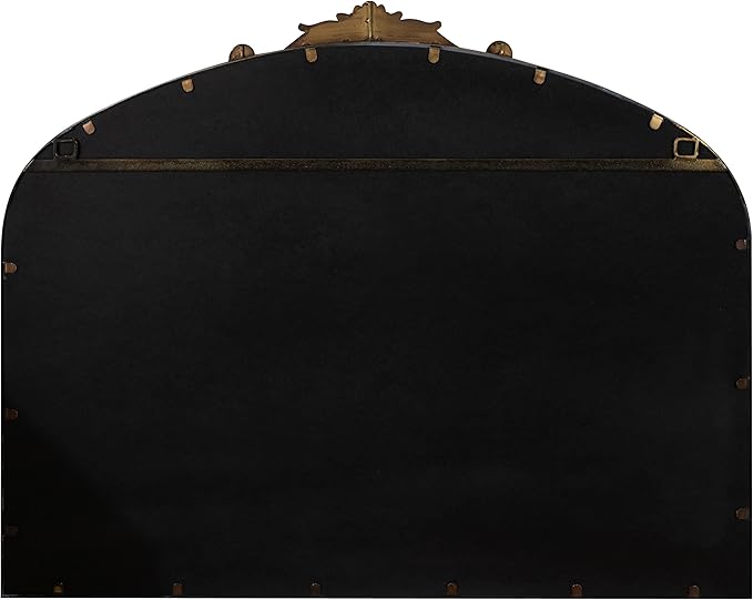 Kate and Laurel Arendahl Ornate Traditional Arched Mirror; 36 x 29; Bronze; - Image 7