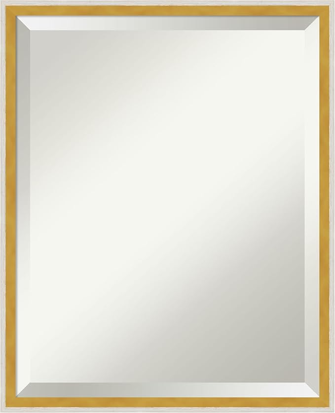 Amanti Art White Bathroom Mirror by AmantiArt