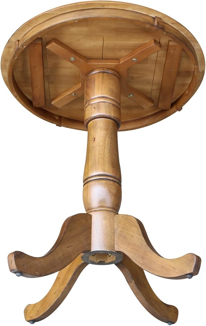 Whitewood Industries International Concepts Round Top Pedestal Table - Image 4