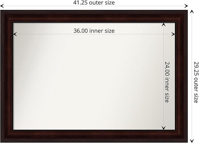 Amanti Art Silver Bathroom Mirror - Image 5