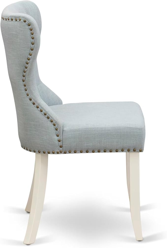 East West Furniture V077SI215-6 6 Piece Dining Table Set Contains a Rectangle - Image 11