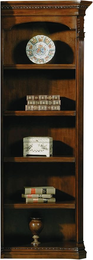 Hekman Furniture Old World Wooden Executive Right Bookcase – Traditional Wood by Hekman