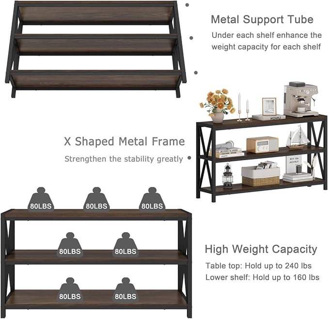 FATORRI Console Table for Entryway, Modern Entry Table - Image 5