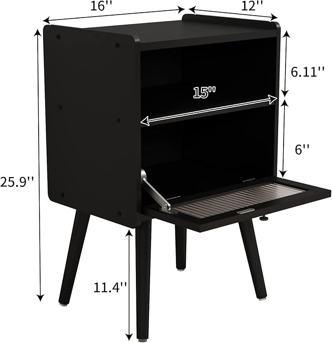 Mid Century Modern Nightstand, Side Table - Image 3