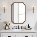 WallBeyond 20" x 30" Rounded Corner Arch Wall Mirror by WallBeyond