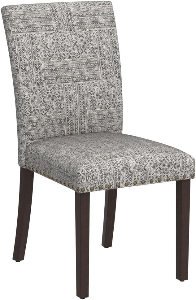 COLAMY Upholstered Parsons Dining Chairs Set of 4, Fabric Dining Room Kitchen - Image 4