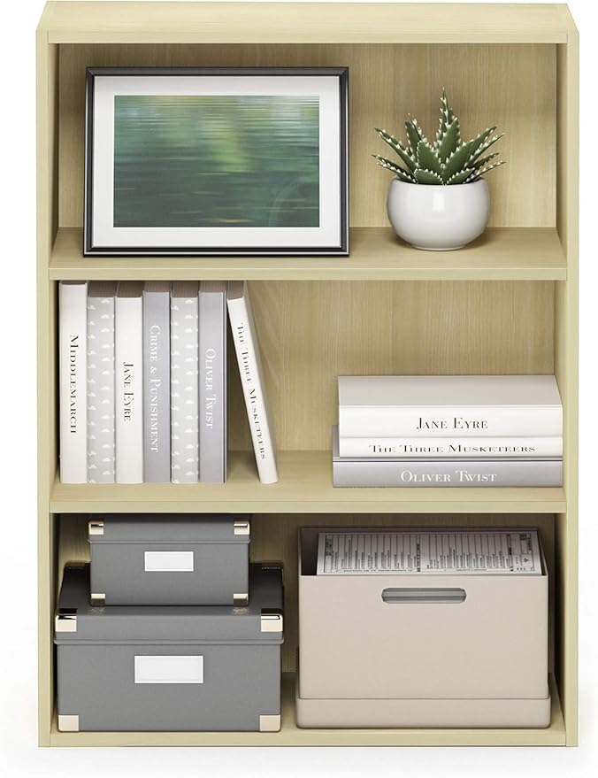 Furinno Pasir 3-Tier Open Shelf Bookcase - Image 6